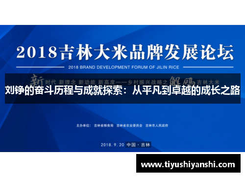 刘铮的奋斗历程与成就探索：从平凡到卓越的成长之路